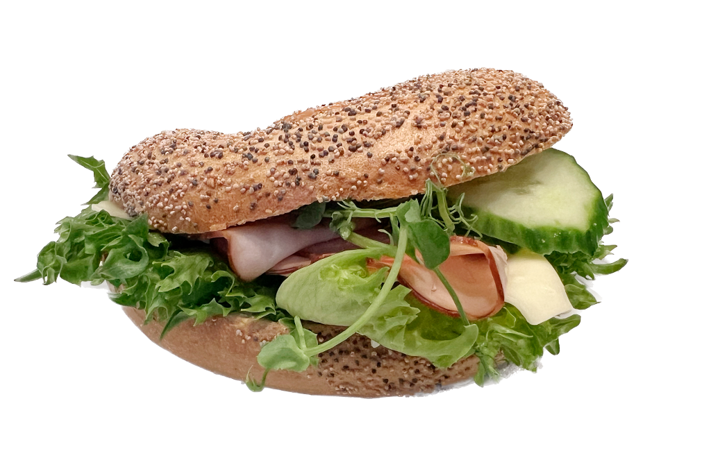 Bagel – Ost och Skinka