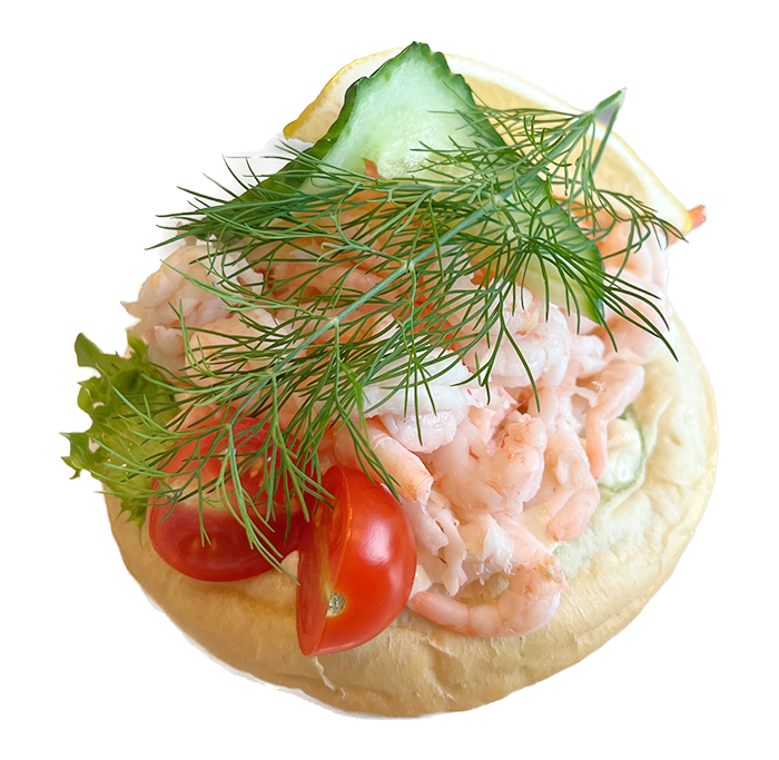 Tekaka med räkor