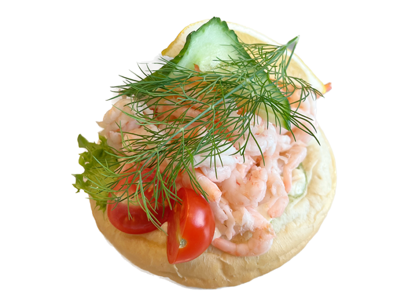 Tekaka med räkor